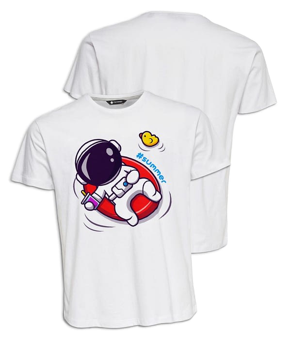 Camiseta Infantil 'Apolo #Summer'. Frontal y Reverso. ChapartsDesigns