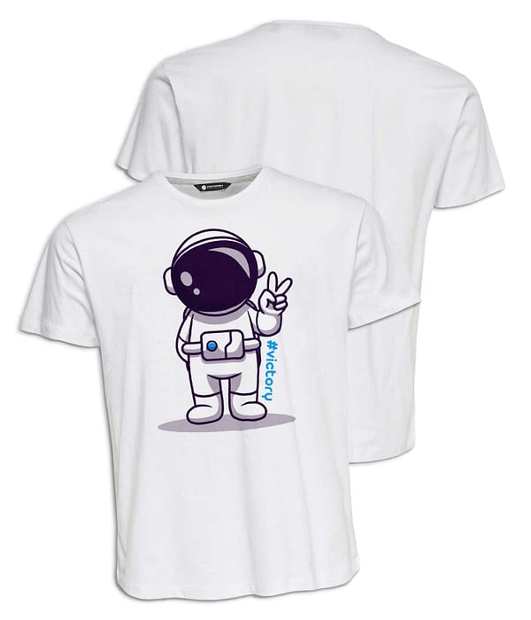 Camiseta Infantil 'Apolo #Victory'. Frontal. Reverso. ChapartsDesigns