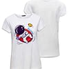 Camiseta Mujer 'Apolo #Summer'. Frontal y Reverso. ChapartsDesigns