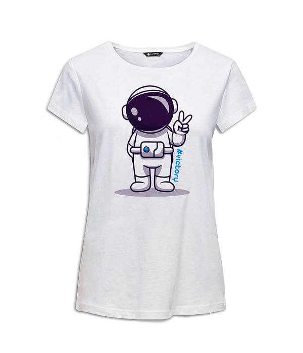 Camiseta Mujer 'Apolo #Victory'. Frontal. ChapartsDesigns
