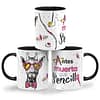 Taza Color 'Antes muerta que sencilla'. Zurdo. ChapartsDesigns