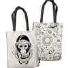 Bolsa de Tela 'Mono Astronauta, un viaje interestelar'. 2 Caras. ChapartsDesigns