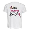 Camiseta infantil 'Antes Muerta Que Sencilla'. Reverso. ChapartsDesigns