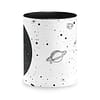 Taza color 'Paseo por las estrellas'. Diestro. Frontal. Chapartsdesigns