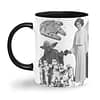 Taza color 'El lado oscuro de la fuerza'. Izquierda. ChapartsDesigns