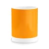 Taza Blanca 'Pantone #1335'. Frontal. Diestro. ChapartsDesigns