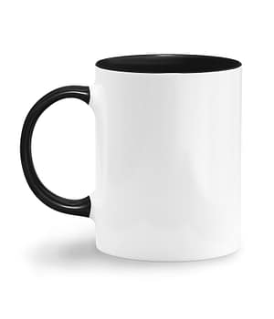 Taza Color Personalizada. Negro. Izquierda. ChapartsDesigns