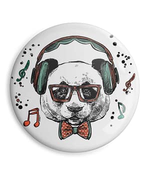 Chapa 'A palabras necias buena música'. 1. ChapartsDesigns