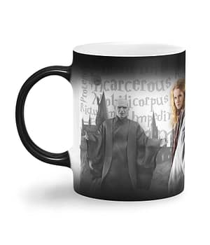 Taza Color 'Hogwarts, la prestigiosa escuela de magia'. Izquierda. ChapartsDesigns