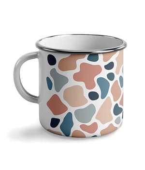 Taza vintage 'Reflejos de la Sabana'. izquierda. ChapartsDesigns