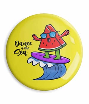 Chapa 'Dance os the Sea'. Amarillo. ChapartsDesigns