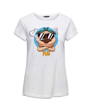 Camiseta Mujer 'Lucas -The Boss-'. Frontal. ChapartsDesigns