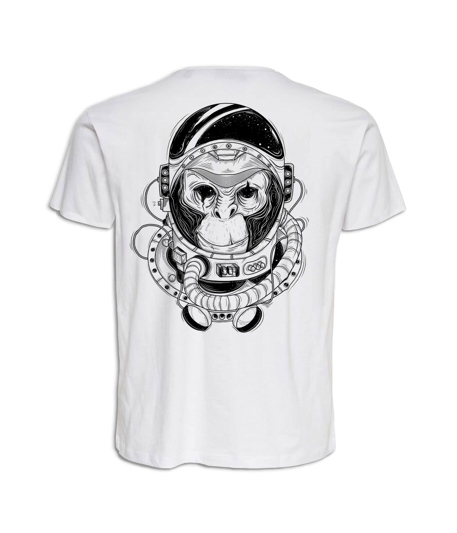 Camiseta Infantil 'Mono Astronauta, un viaje interestelar'. Reverso. ChapartsDesigns Camiseta Infantil 'Mono Astronauta, un viaje interestelar'. Reverso. ChapartsDesigns