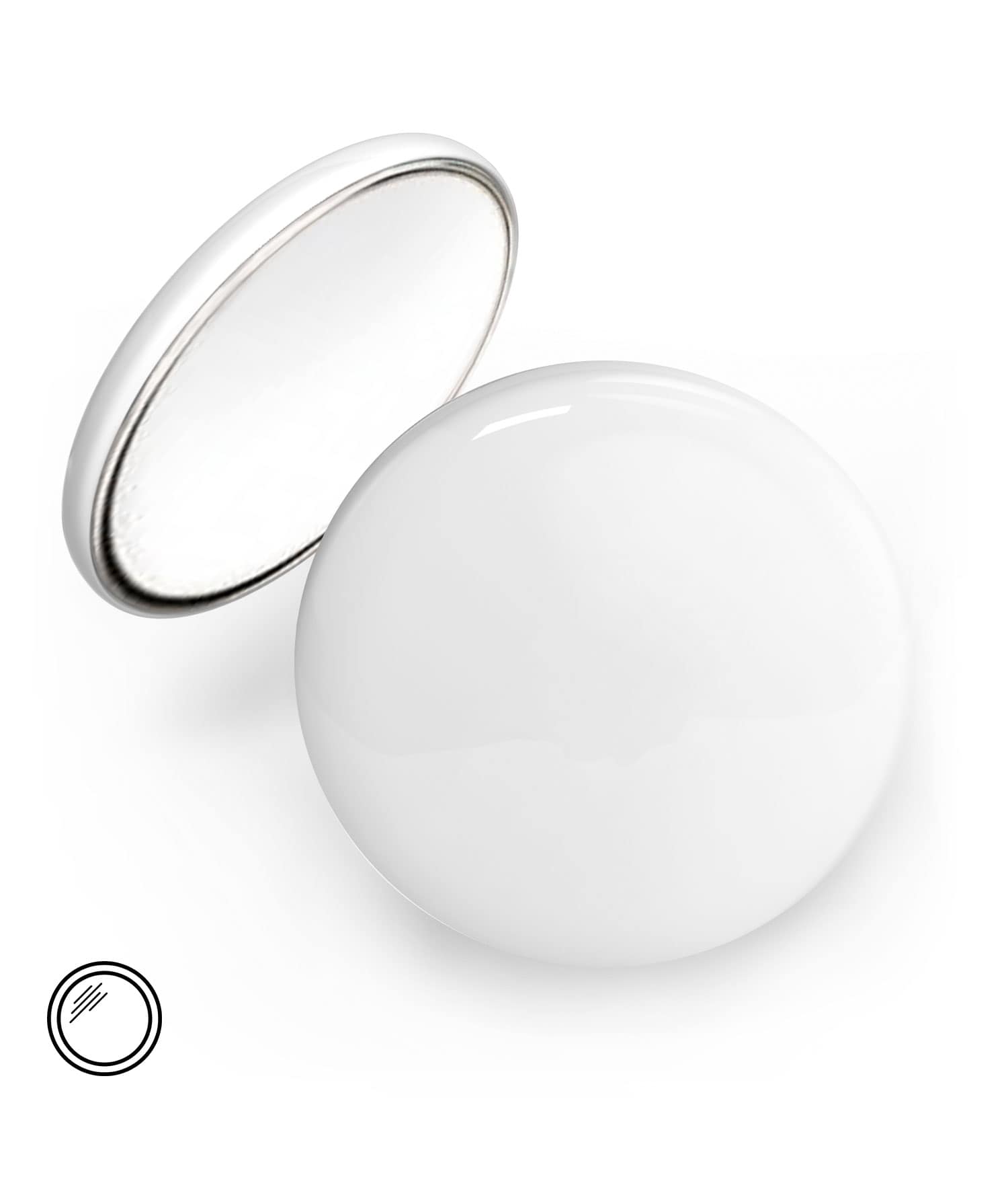 Chapa Espejo Personalizada. ChapartsDesigns