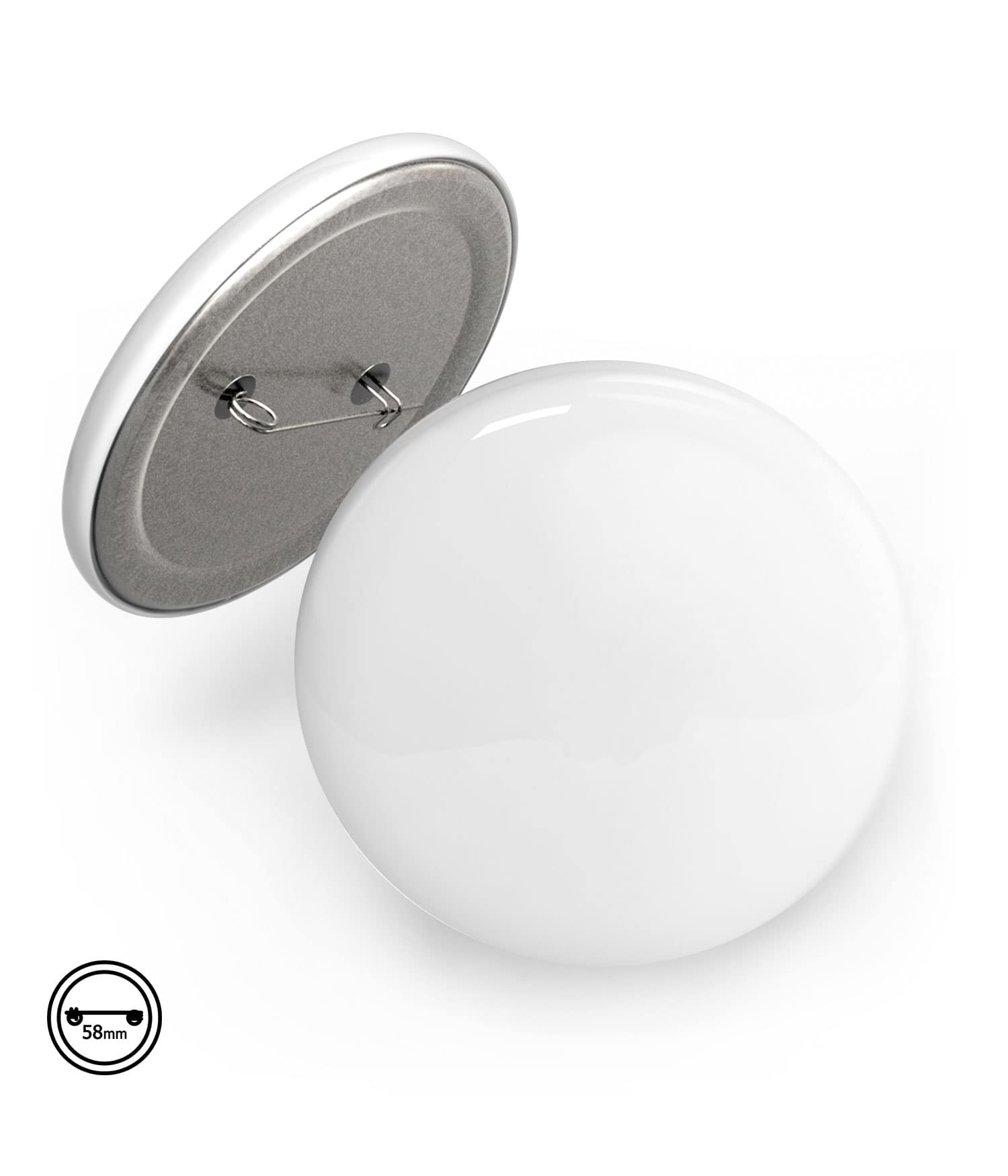 Chapa Imperdible 58mm Personalizada. ChapartsDesigns