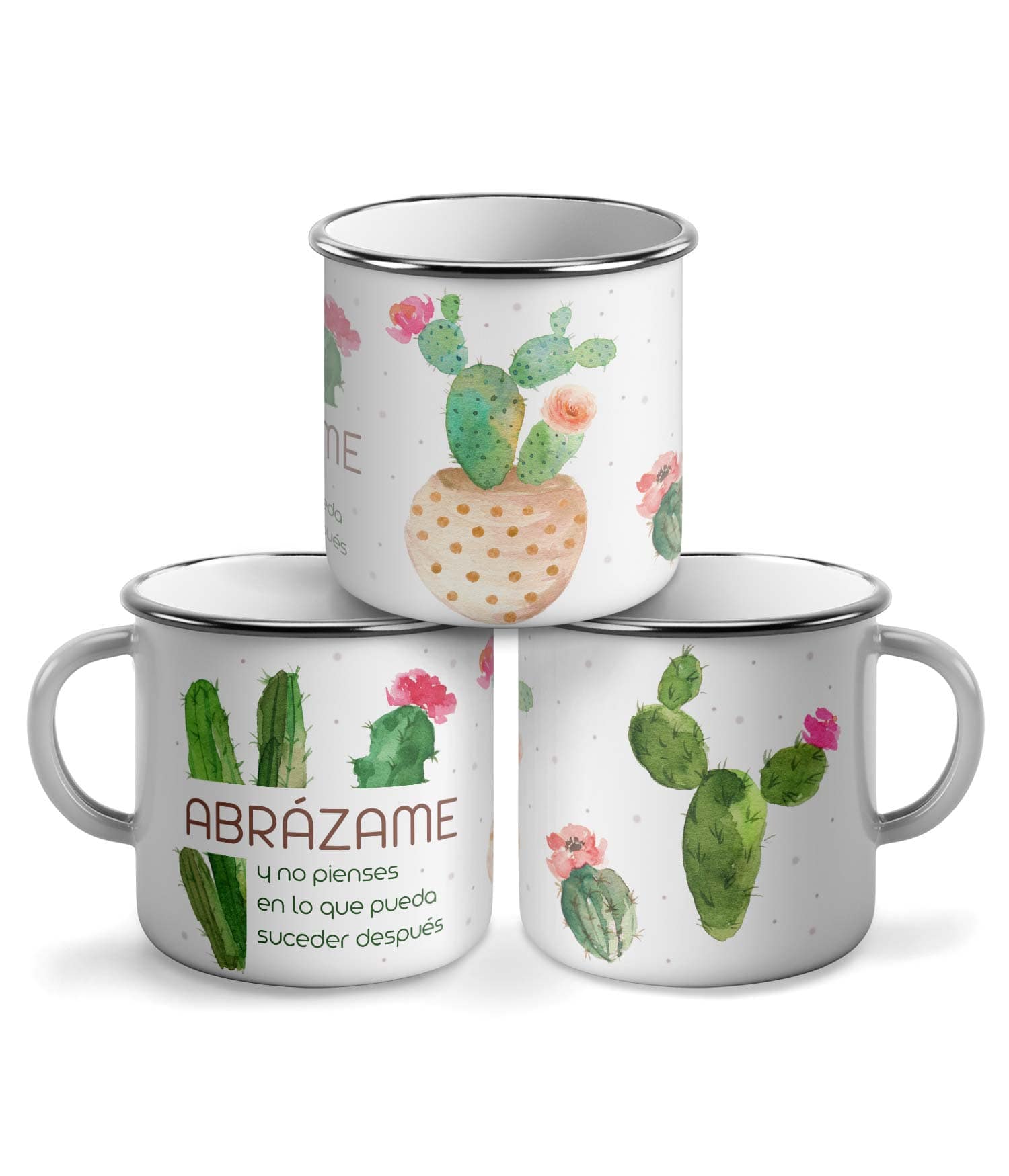 Taza Vintage 'Abrázame y no pienses en lo que pueda suceder después'. Diestro. ChapartsDesigns Taza Vintage 'Abrázame y no pienses en lo que pueda suceder después'. Diestro. ChapartsDesigns