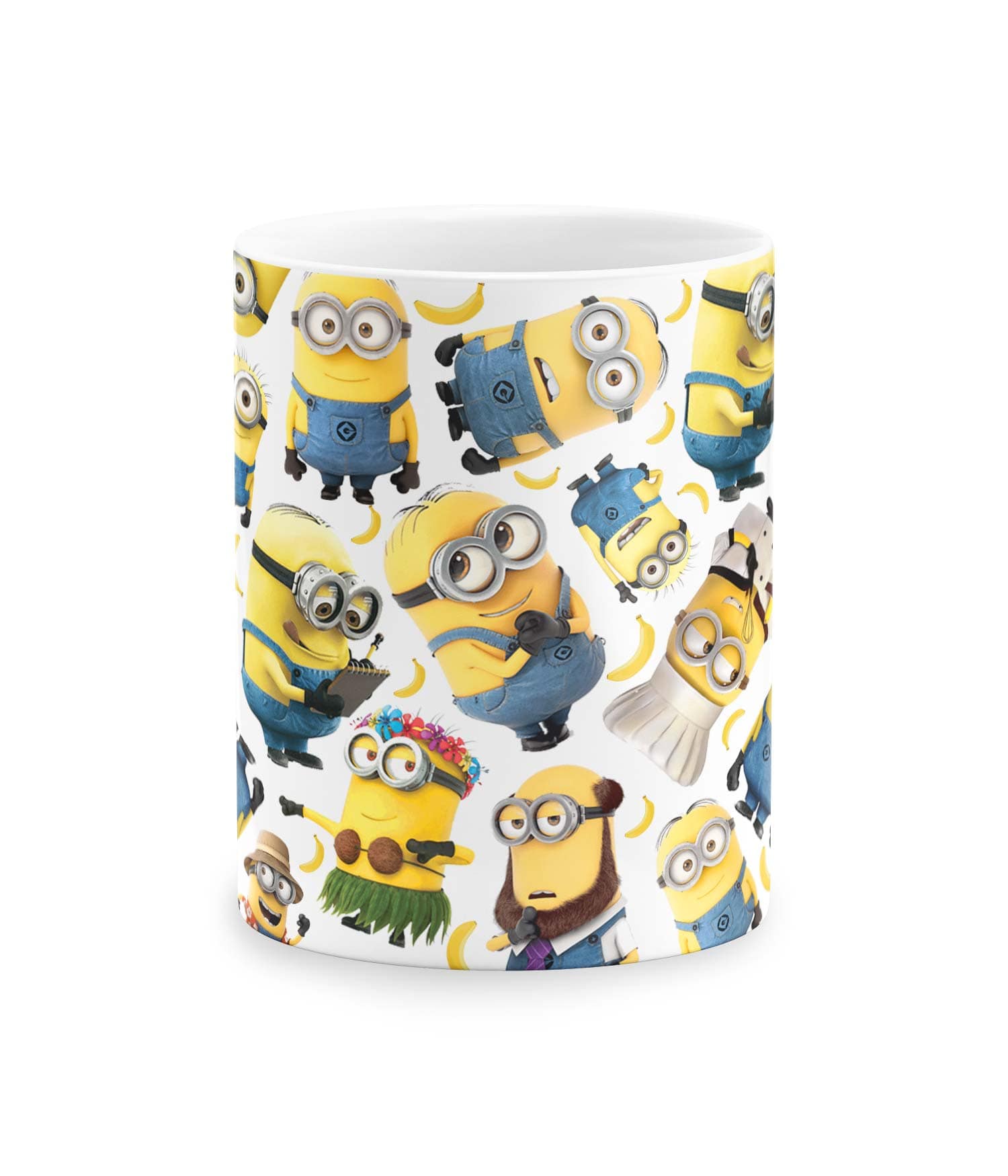 Taza Blanca 'Locos por la Banana'. Frontal. ChapartsDesigns Taza Blanca 'Locos por la Banana'. Frontal. ChapartsDesigns