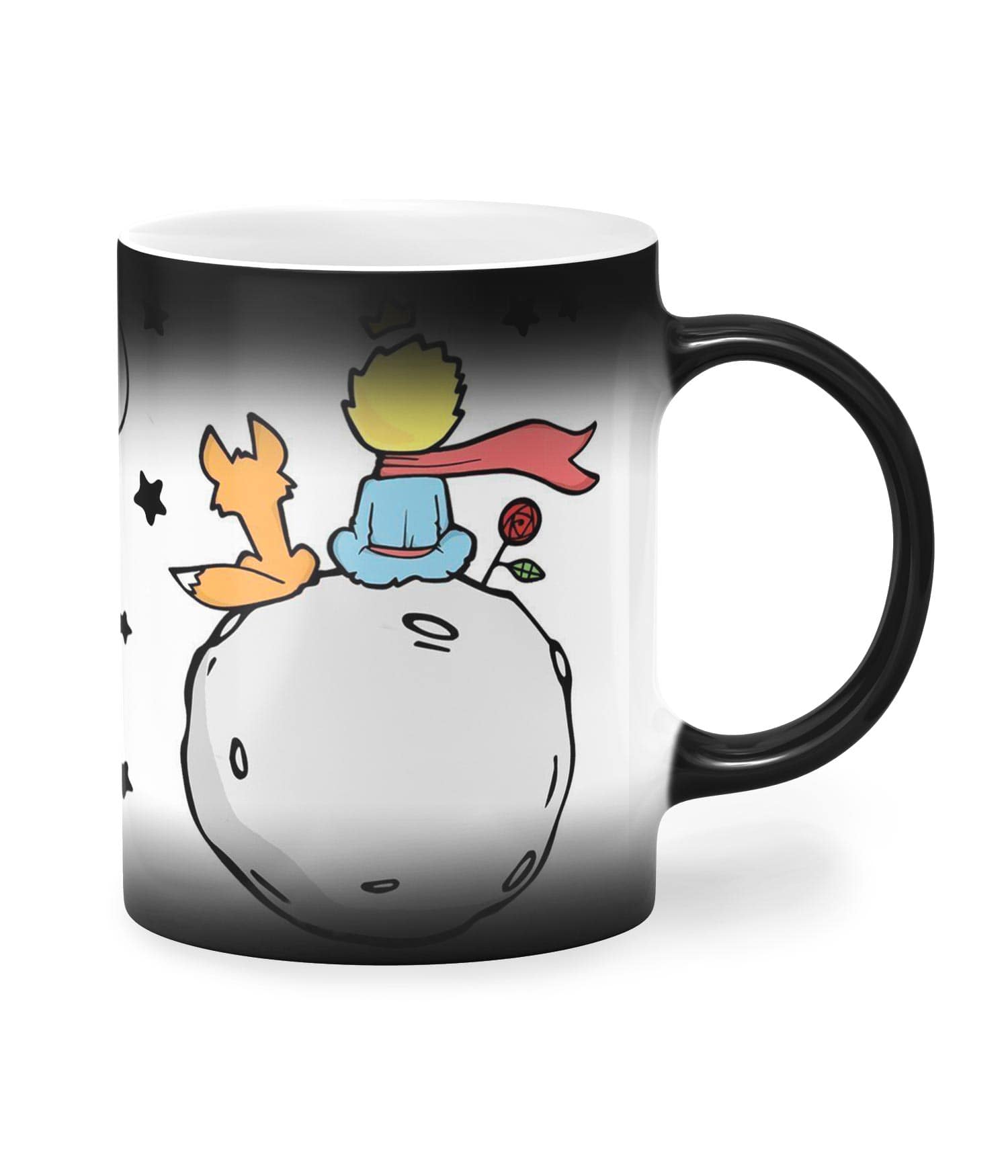 Taza Mágica 'Lo esencial es invisible a los ojos'. Diestro. Derecha. ChapartsDesigns