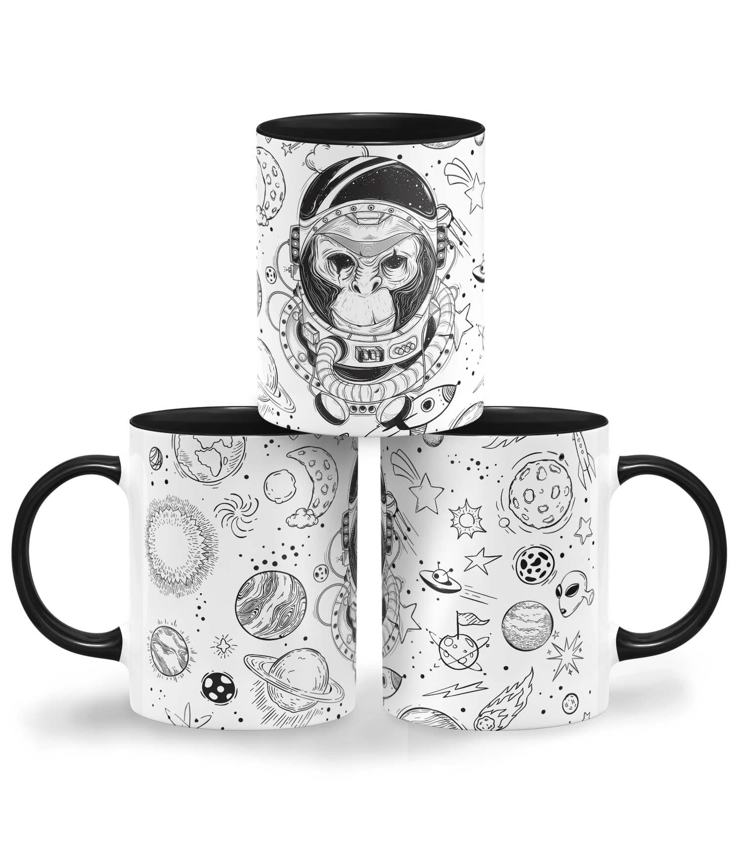 Taza Color 'Mono Astronauta, un viaje interestelar'. ChapartsDesigns Taza Color 'Mono Astronauta, un viaje interestelar'. ChapartsDesigns