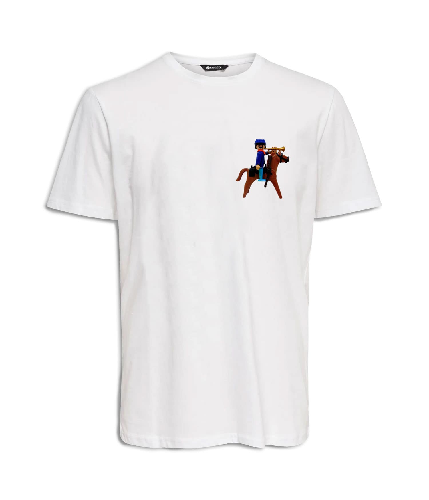 Camiseta Hombre 'Los soldados del fuerte'. Frontal. SergioNinot. ChapartsDesigns Camiseta Hombre 'Los soldados del fuerte'. Frontal. SergioNinot. ChapartsDesigns