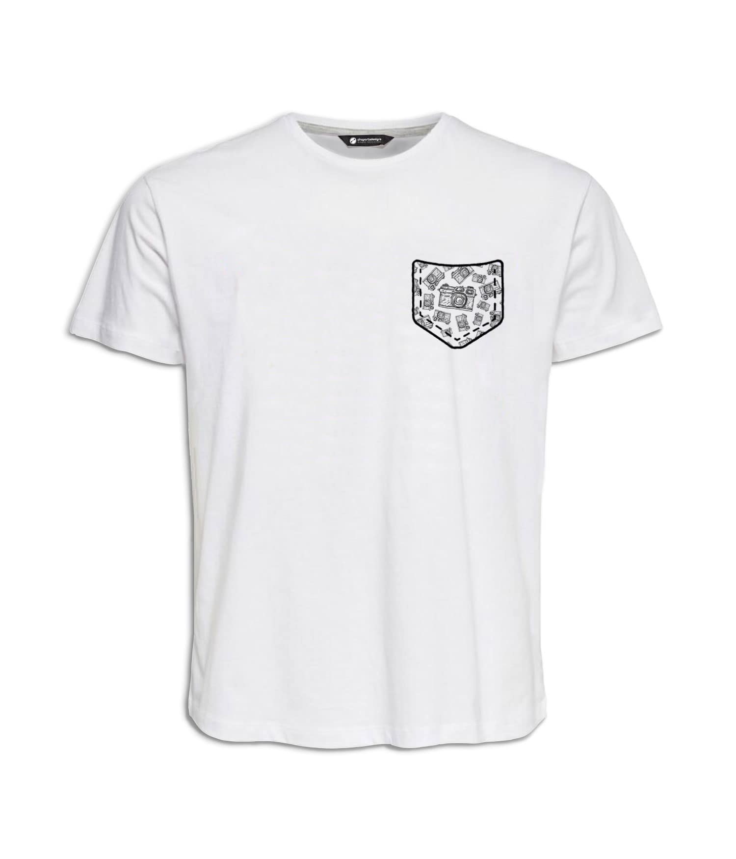 Camiseta Infantil 'Fotógrafo capturando sonrisas'. Frontal. ChapartsDesigns Camiseta Infantil 'Fotógrafo capturando sonrisas'. Frontal. ChapartsDesigns