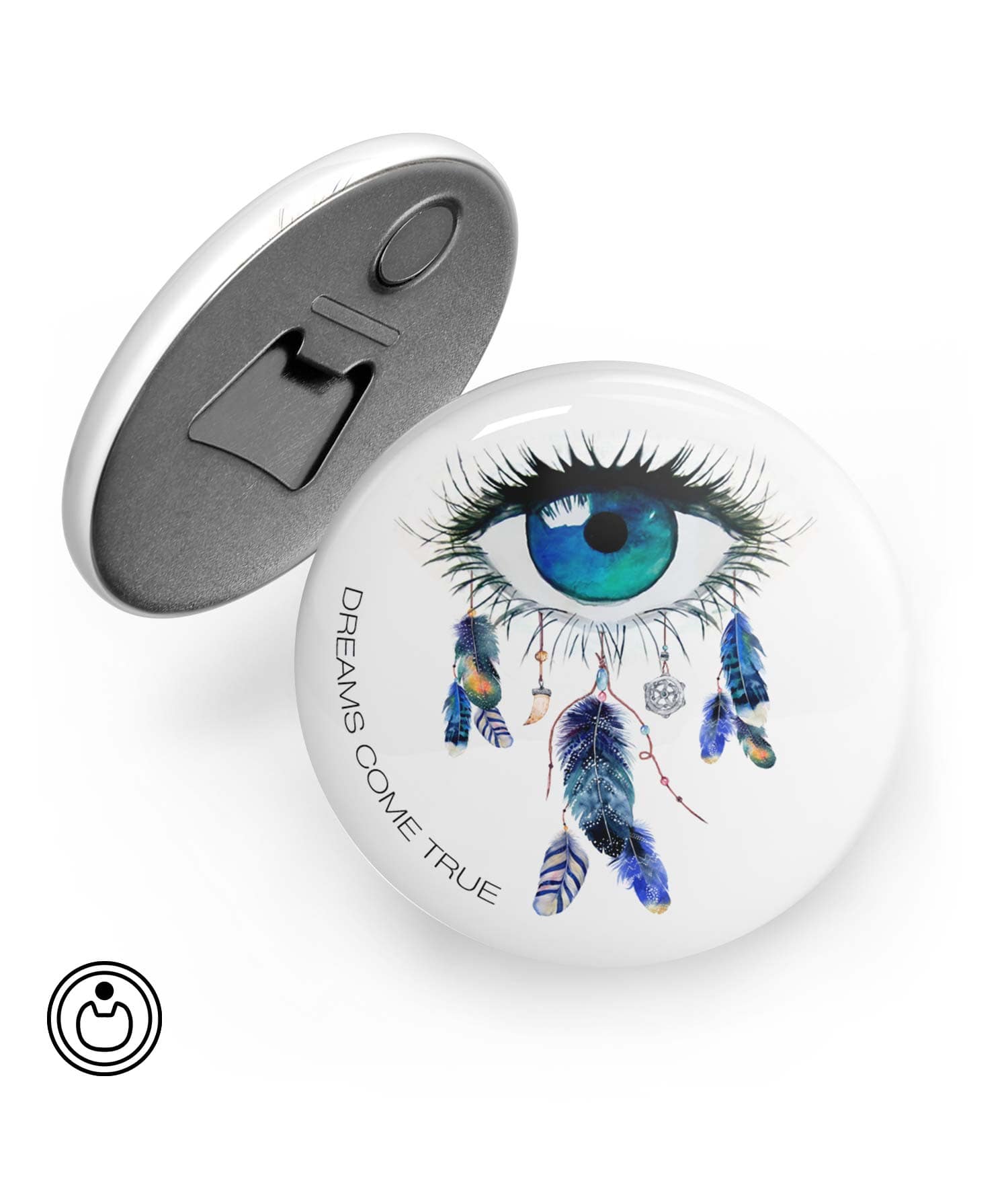 Chapa Abridor con Imán 'Dreams come true'. ChapartsDesigns Chapa Abridor con Imán 'Dreams come true'. ChapartsDesigns