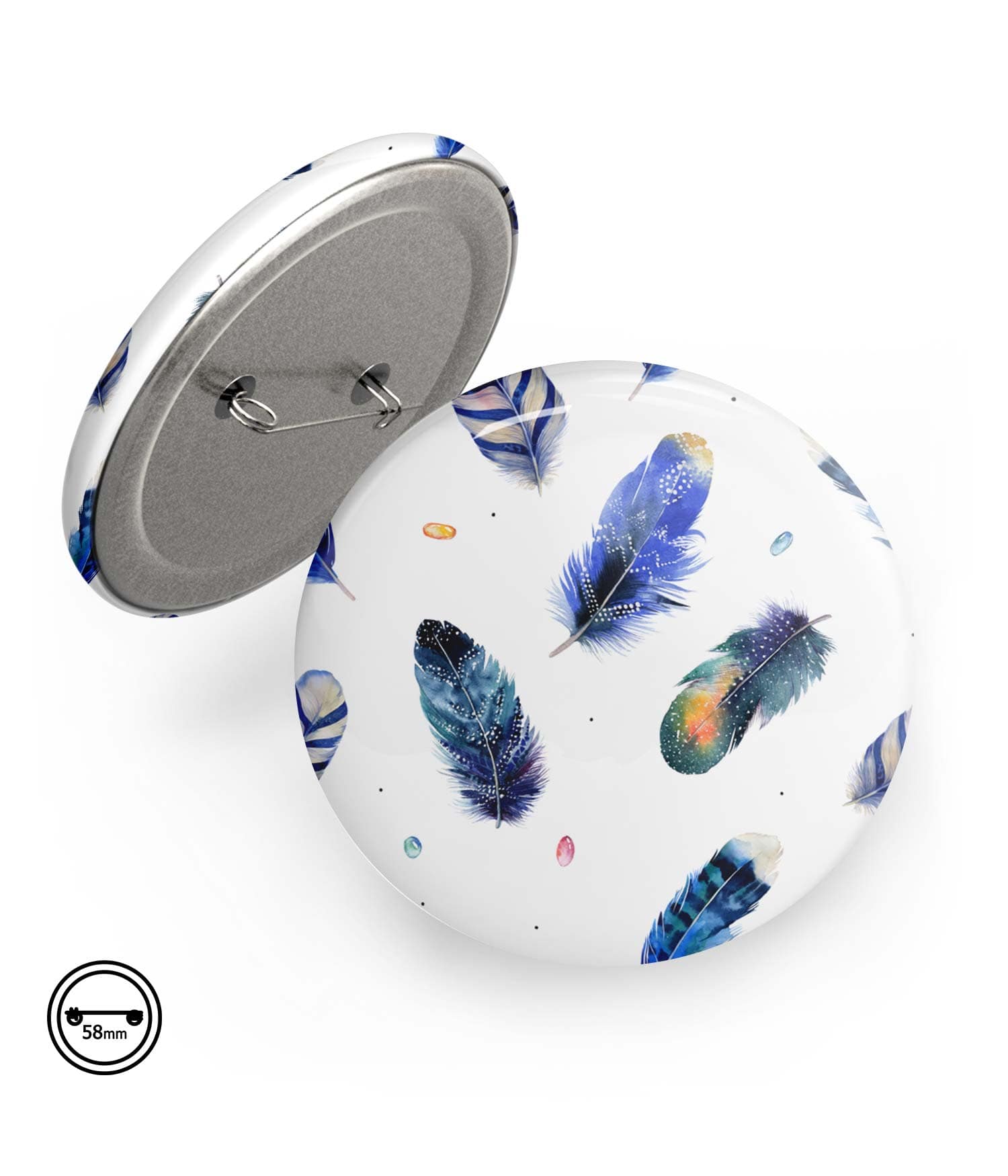 Chapa Imperdible 58mm 'Dreams come true'. 1. ChapartsDesigns Chapa Imperdible 58mm 'Dreams come true'. 1. ChapartsDesigns