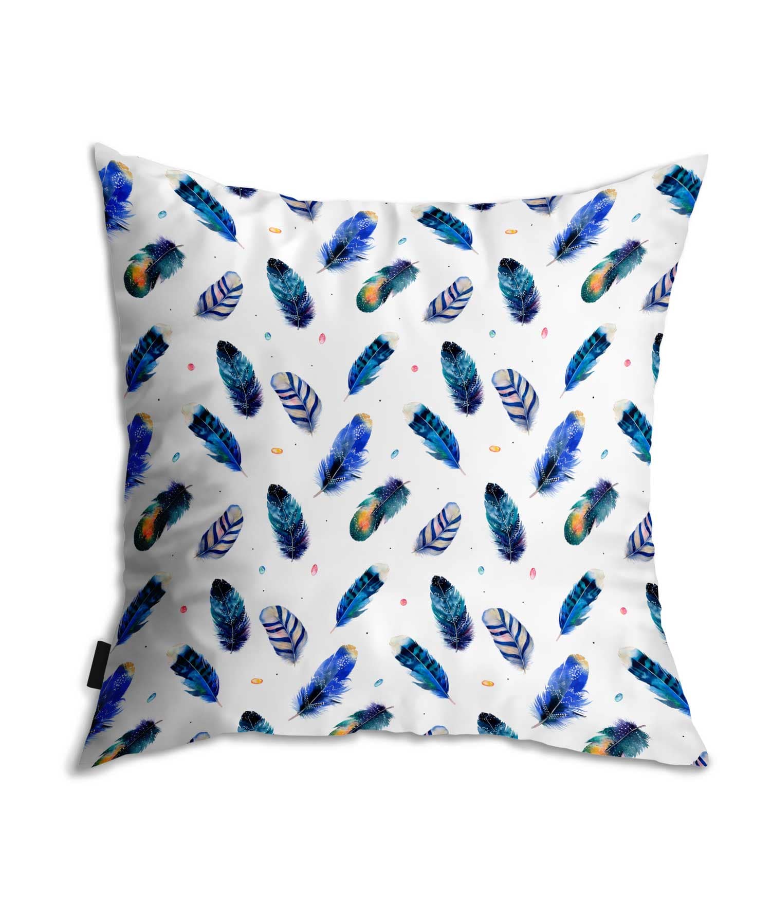 Cojín Blanco 'Dreams Come True'. Cara 2. ChapartsDesigns