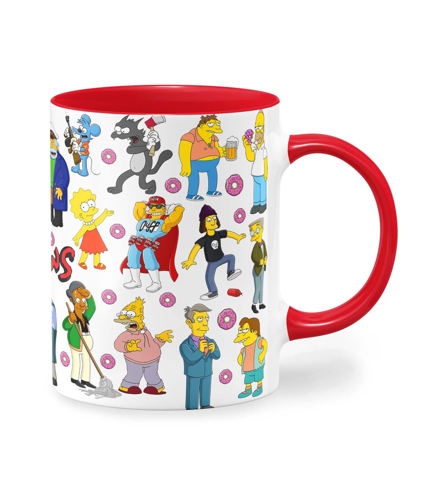 Taza Color 'Los habitantes más famosos de Springfield'. Derecha. ChapartsDesigns Taza Color 'Los habitantes más famosos de Springfield'. Derecha. ChapartsDesigns