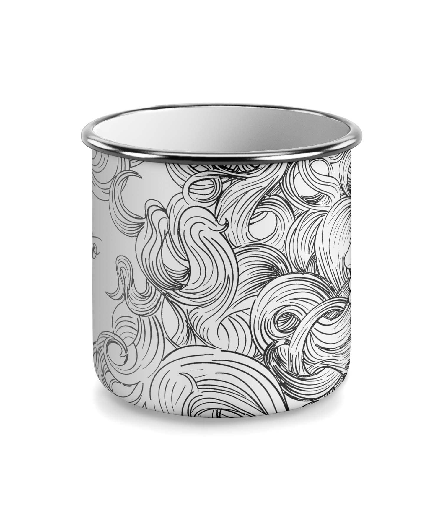 Taza Vintage 'Memento Vivere'. Negro. Diestro. Frontal. ChaparatsDesigns Taza Vintage 'Memento Vivere'. Negro. Diestro. Frontal. ChaparatsDesigns