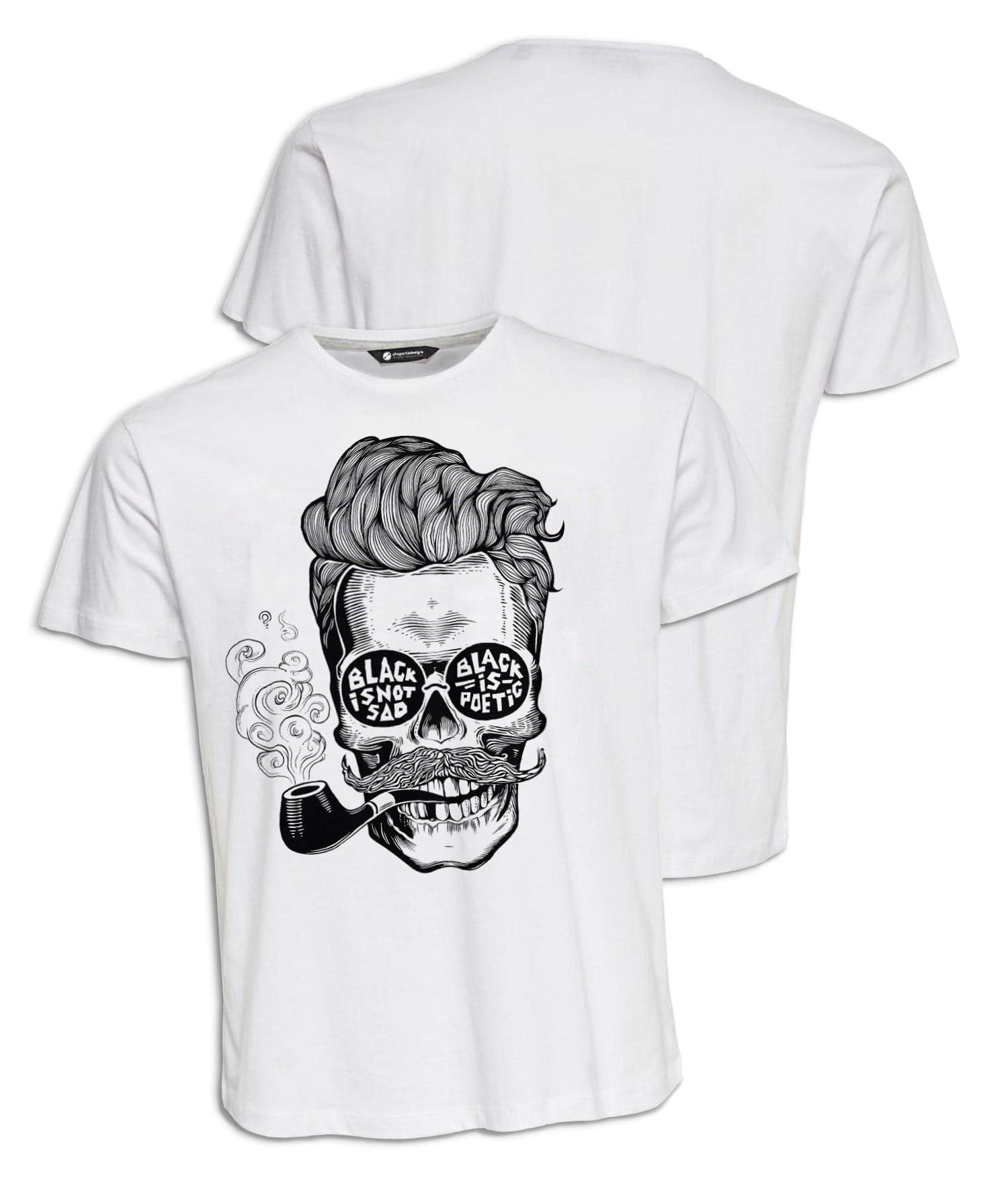 Camiseta Infantil 'Black is not Sad, Black is Poetic'. Frontal y Reverso. ChapartsDesigns Camiseta Infantil 'Black is not Sad, Black is Poetic'. Frontal y Reverso. ChapartsDesigns