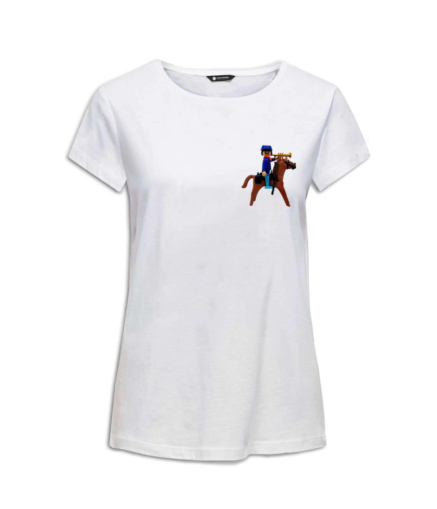 Camiseta Mujer 'Los Soldados Del Fuerte'. Frontal. ChapartsDesigns Camiseta Mujer 'Los Soldados Del Fuerte'. Frontal. ChapartsDesigns