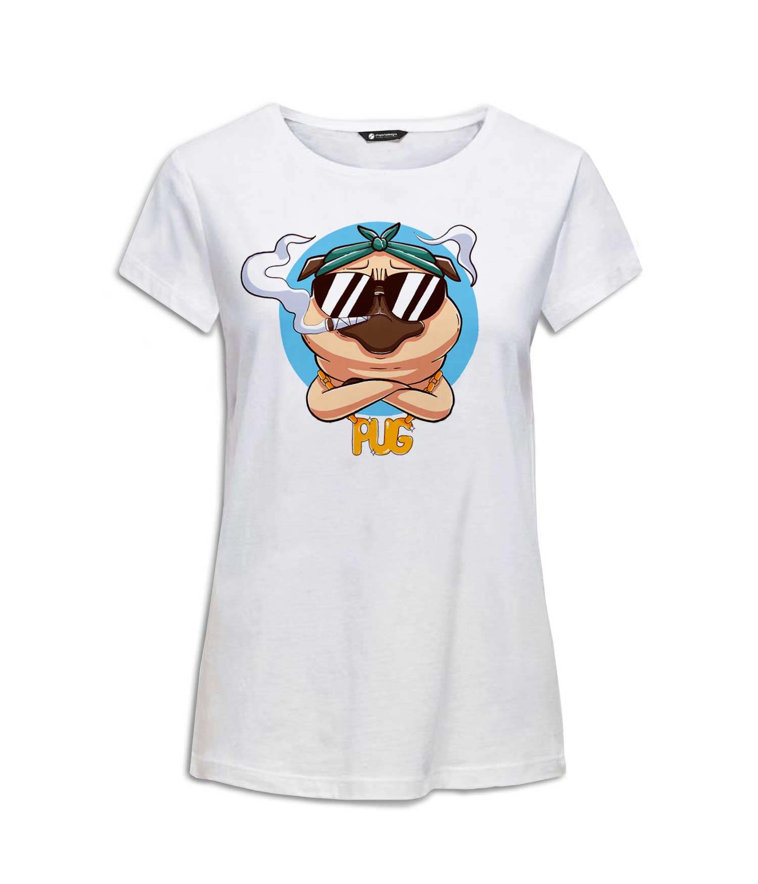 Camiseta Mujer 'Lucas -The Boss-'. Frontal. ChapartsDesigns Camiseta Mujer 'Lucas -The Boss-'. Frontal. ChapartsDesigns