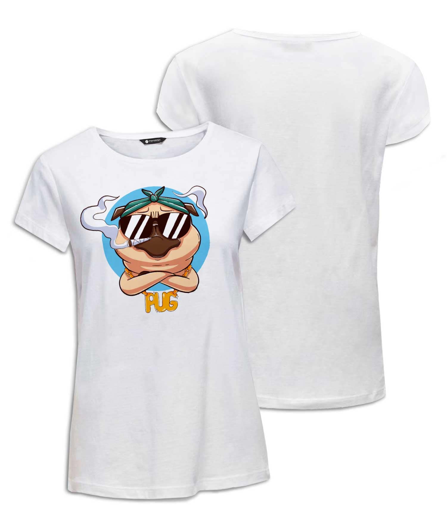 Camiseta Mujer 'Lucas -The Boss-'. Frontal y Reverso. ChapartsDesigns Camiseta Mujer 'Lucas -The Boss-'. Frontal y Reverso. ChapartsDesigns