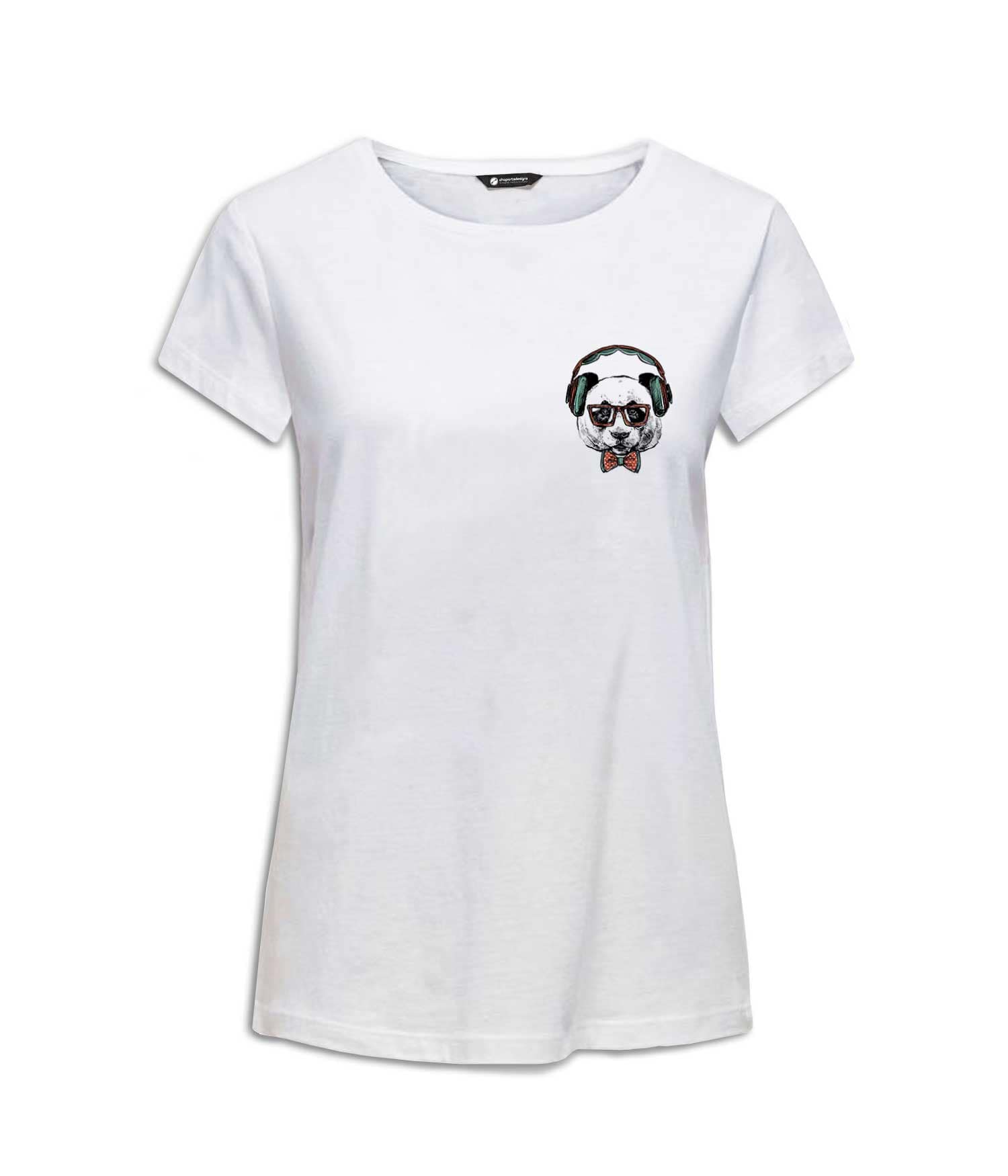 Camiseta Mujer 'A Palabras Necias Buena Música'. Frontal. ChapartsDesigns Camiseta Mujer 'A Palabras Necias Buena Música'. Frontal. ChapartsDesigns