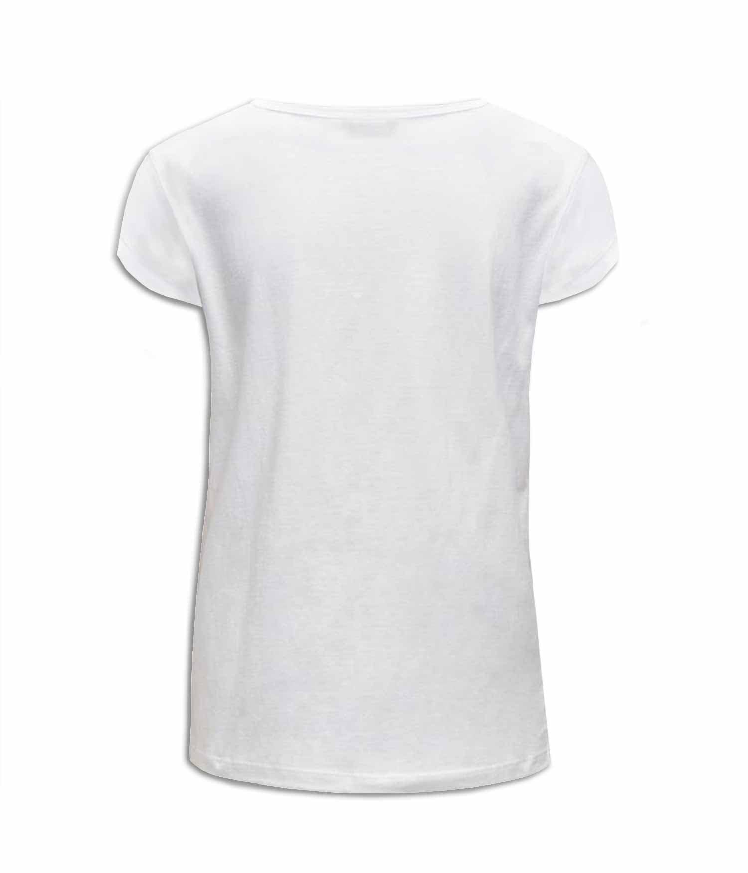 Camiseta Manga Corta Mujer Personalizada. Reverso. ChapartsDesigns Camiseta Manga Corta Mujer Personalizada. Reverso. ChapartsDesigns