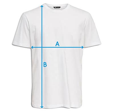 Esquema Tallaje Camiseta Manga Corta Hombre