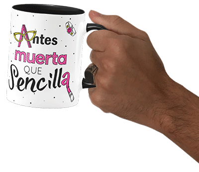 Tazas diseñadas para Zurdos